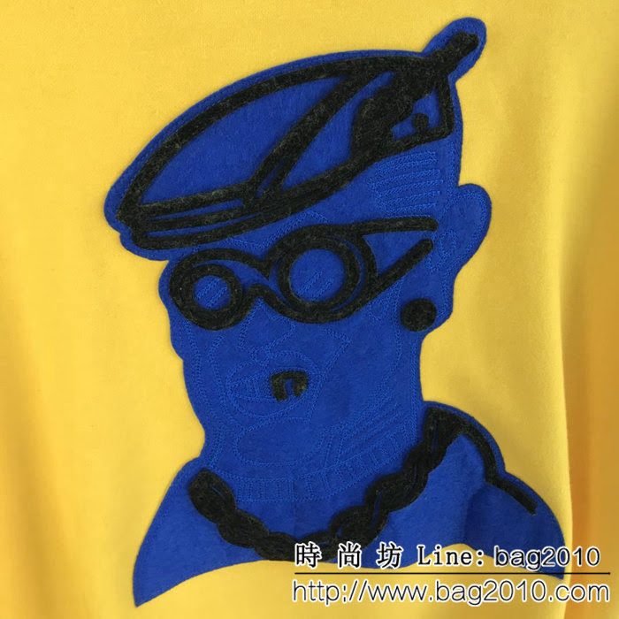 Moncler蒙口 18SS秋冬新款衛衣 定制刺繡人像章仔LOGO 定制原版抓絨面料 手感特別舒服 男女款 ydi2347